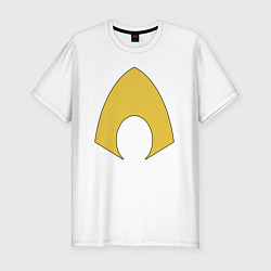 Футболка slim-fit Aquaman logo, цвет: белый
