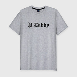 Мужская slim-футболка Rapper P Diddy - meme