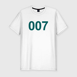 Мужская slim-футболка 007 - Игра в кальмара