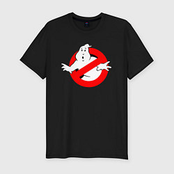 Мужская slim-футболка Ghostbusters logo
