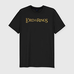 Футболка slim-fit The lord of the rings logo, цвет: черный