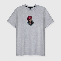 Мужская slim-футболка Вай из Аркейн