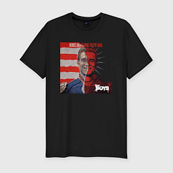 Футболка slim-fit Хоумлендер улыбается The boys, цвет: черный