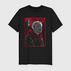 Мужская slim-футболка Магическая битва Ryomen Sukuna