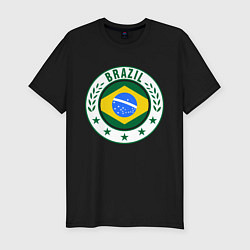 Футболка slim-fit Brazil 2014, цвет: черный