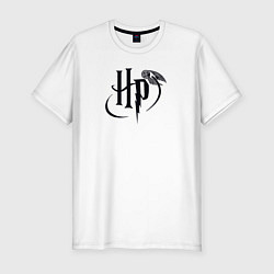 Футболка slim-fit Harry Potter logo, цвет: белый