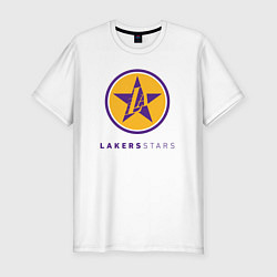 Футболка slim-fit Lakers stars, цвет: белый