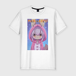 Футболка slim-fit Nanachi in the pajama, цвет: белый