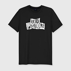 Футболка slim-fit Sex Pistols - logo, цвет: черный