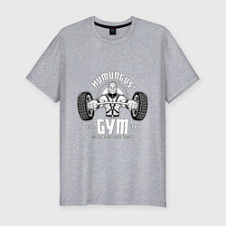 Футболка slim-fit Lord humungus - gym workout, цвет: меланж