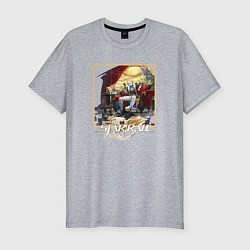 Мужская slim-футболка Авантюрин