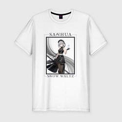 Мужская slim-футболка Sanhua Snow Waltz
