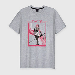 Мужская slim-футболка Taoqi Blossom of Slashes