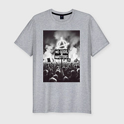 Мужская slim-футболка Anarchy - motto
