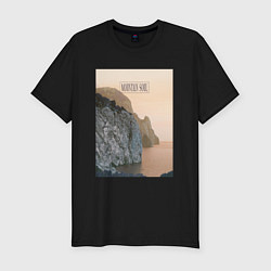 Мужская slim-футболка Горная душа