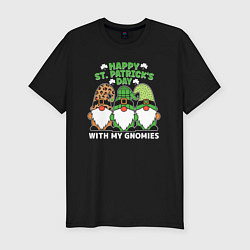 Мужская slim-футболка Happy St Patricks day - dwarves