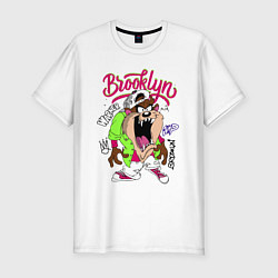 Мужская slim-футболка Тасманский дьявол - Taz