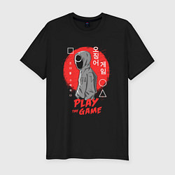 Мужская slim-футболка Play the game