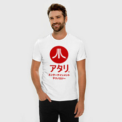 Футболка slim-fit Atari japan logo, цвет: белый — фото 2