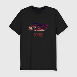 Мужская slim-футболка Dodge coronet