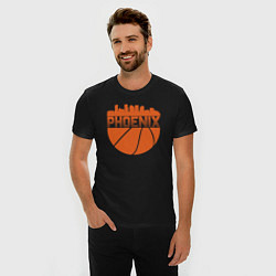 Футболка slim-fit Phoenix basketball, цвет: черный — фото 2