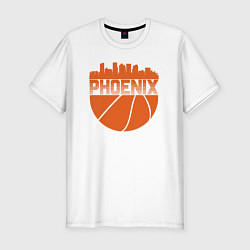 Футболка slim-fit Phoenix basketball, цвет: белый