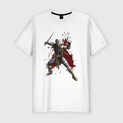 Мужская slim-футболка Scorpion Mortal Kombat