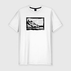 Футболка slim-fit Дикие тропы и оффроад, цвет: белый