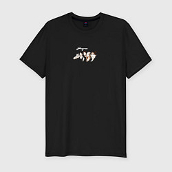 Футболка slim-fit Aespa girl band, цвет: черный
