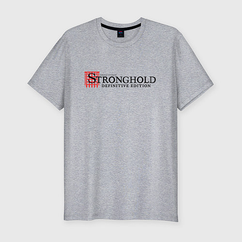 Мужская slim-футболка Stronghold Crusader Definitive Edition / Меланж – фото 1