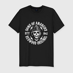 Футболка slim-fit Sons Of Anarchy - redwood original, цвет: черный