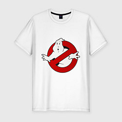 Футболка slim-fit Ghostbusters - logo, цвет: белый