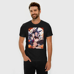 Футболка slim-fit Yuel Yuri Granblue Fantasy, цвет: черный — фото 2