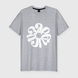 Мужская slim-футболка Хорошо