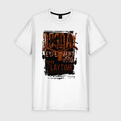 Футболка slim-fit Пеклопёс DogDay, цвет: белый