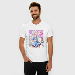 Футболка slim-fit Blackpink - Rose, цвет: белый — фото 2