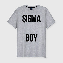 Мужская slim-футболка Сигма