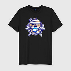 Мужская slim-футболка Маленький геймер