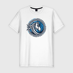 Футболка slim-fit Mavericks NBA, цвет: белый