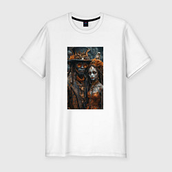 Мужская slim-футболка Voodoo people