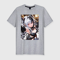 Футболка slim-fit Jetavie Punishing Gray Raven, цвет: меланж