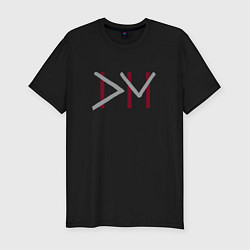 Мужская slim-футболка Depeche Mode - videos logo