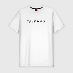 Мужская slim-футболка Friends