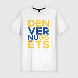 Мужская slim-футболка Denver Nuggets NBA
