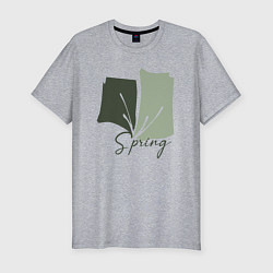 Футболка slim-fit Spring, цвет: меланж