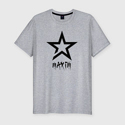 Мужская slim-футболка Maxim - star