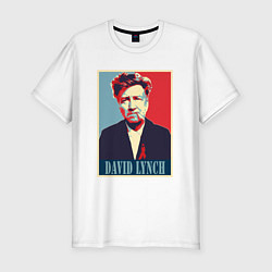 Футболка slim-fit David Lynch, цвет: белый