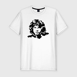 Футболка slim-fit The Doors - Джим Моррисон, цвет: белый