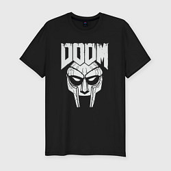 Мужская slim-футболка Doom mask