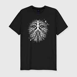 Футболка slim-fit Бронхи, цвет: черный